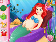 Pregnant Ariel Gives Birth